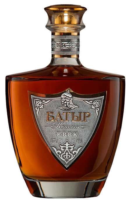 Premium quality old cognac «Batyr»