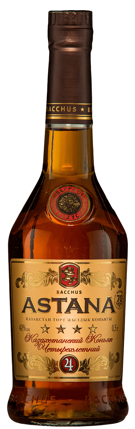 Four years old cognac «Astana»