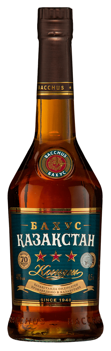 Three years old cognac «Bacchus Qazaqstan»