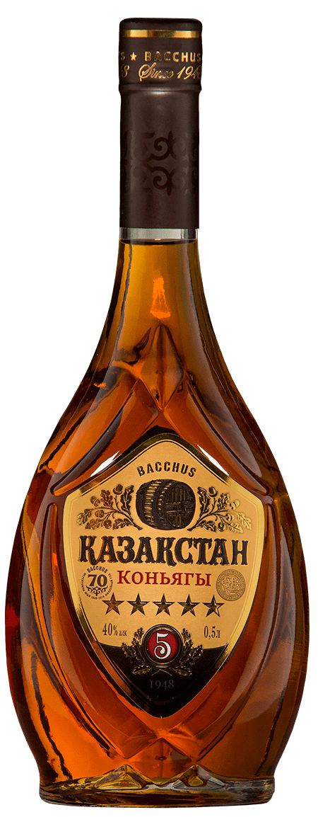 Five years old cognac «Kazakhstan»
