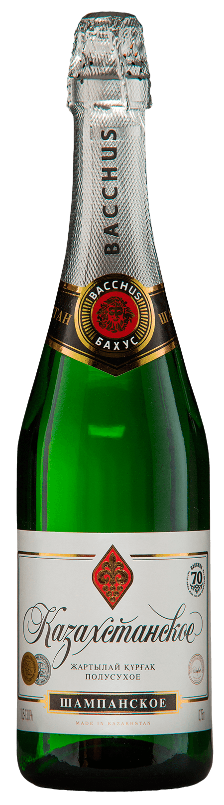 Шампанское полусухое «Казахстанское»