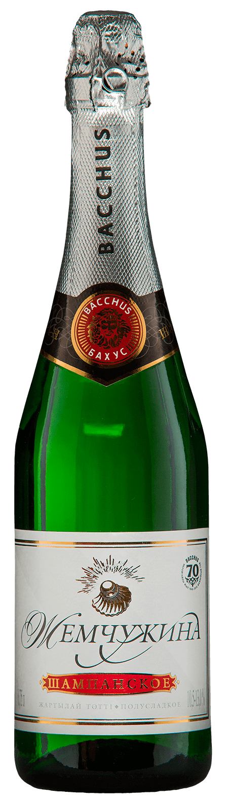 Semi-sweet champagne «Zhemchuzhina»