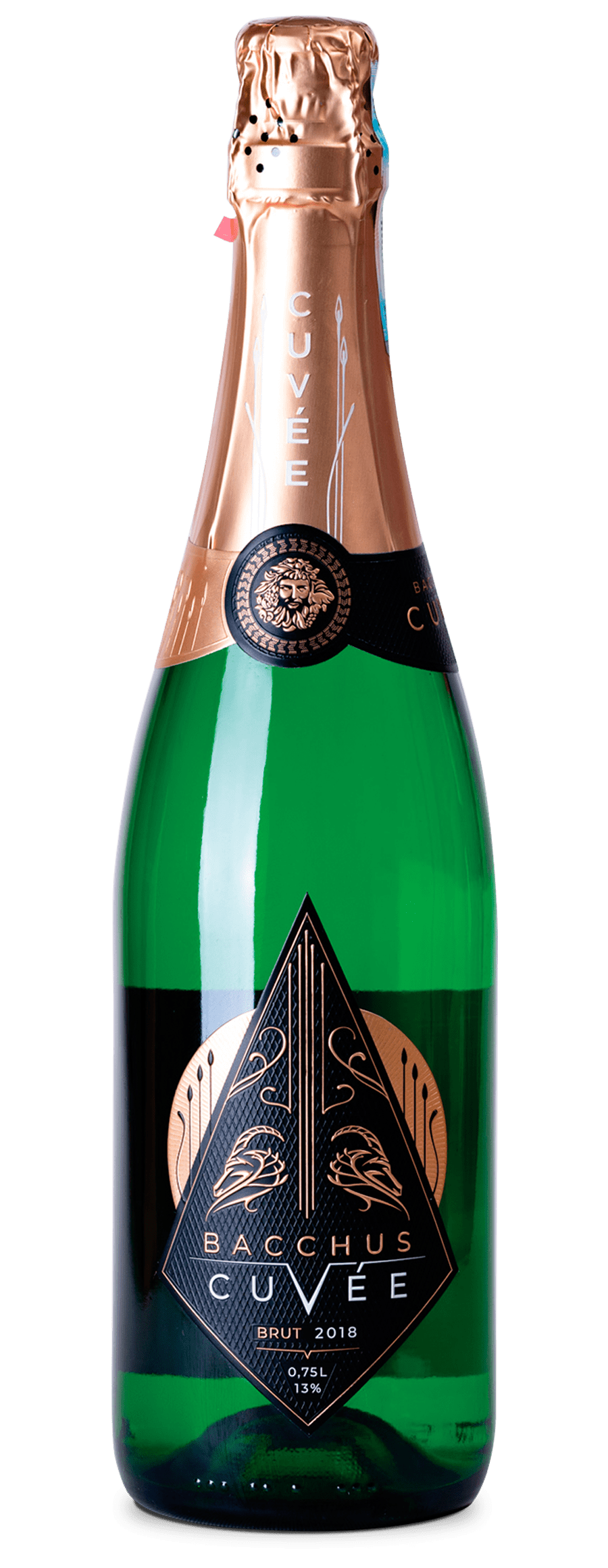 Kazakhstan aged champagne «Bacchus Сuvée» BRUT