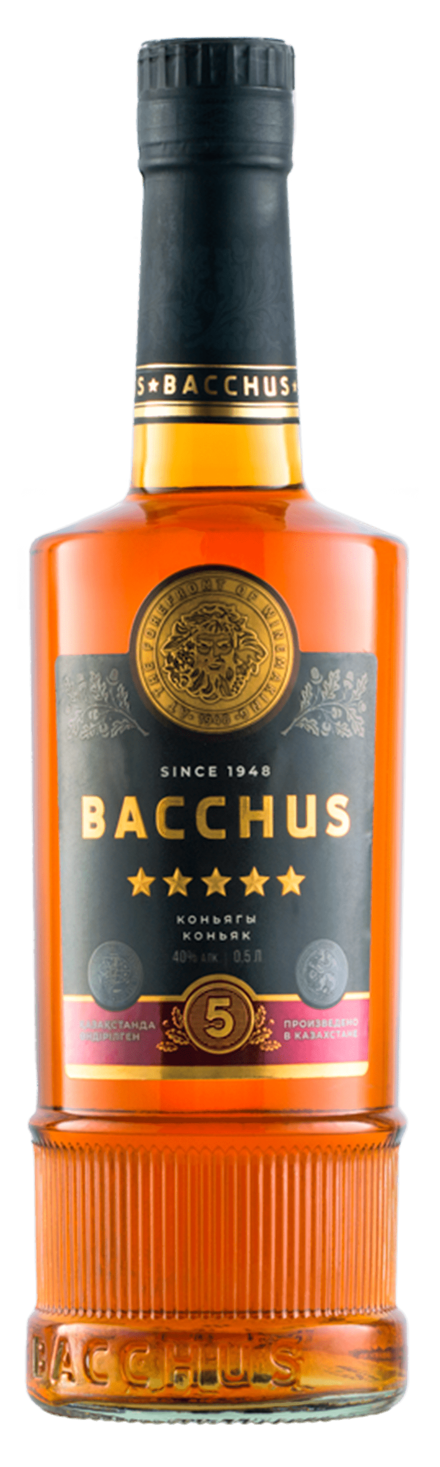 Пятилетний коньяк «BACCHUS» — Bacchus
